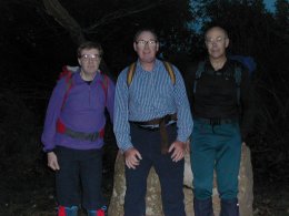 Derek walks Offa's Dyke again - November 2002