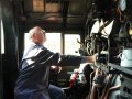 24th September 2006 - Great Central Railway - Derek at Controls of Steam Engine Number 35030 Elder Dempster Lines