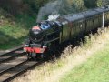 7th October 2006 - Great Central Railway - Festival of Steam - Midland Region Class Black 5 No. 45305 Entering Rothley Station