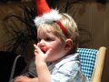 17th December 2006 - Christmas Meal - Tom with Santa Hat