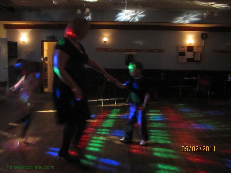 5th February 2011 - Betty's 90th Birthday Celebrations - Lillington Club - Tom & Clare on Dance Floor (Click Here to Return to Betty's Birthday Photographs)
