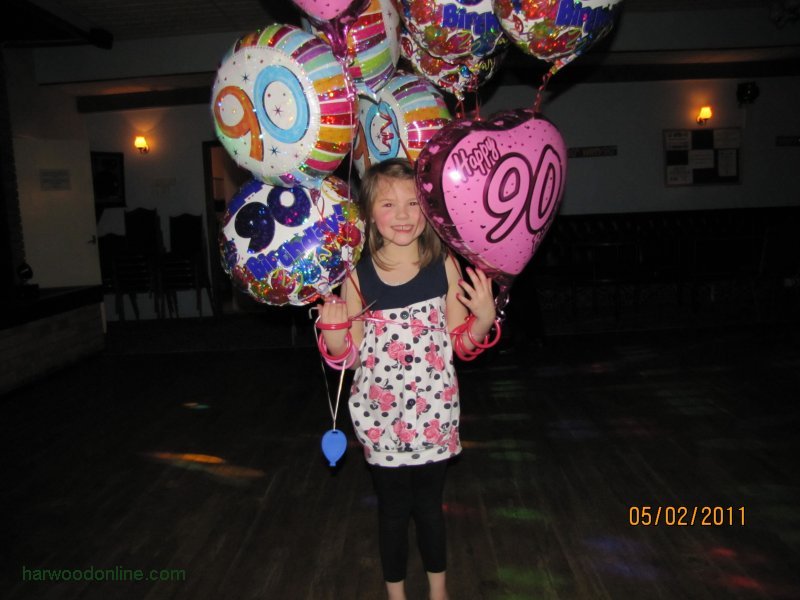 5th February 2011 - Betty's 90th Birthday Celebrations - Lillington Club - Tom's Friend on Dance Floor (Click Here to Return to Betty's Birthday Photographs)