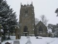 8th February 2007 - Preparation for Lillington Bells Restoration - St Mary Magdalene Church in Snow