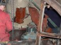 14th February 2007 - Lillington Bells Restoration - Martin, Removing Tenor's Headstock from Bell