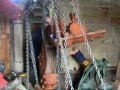 14th February 2007 - Lillington Bells Restoration - Video of John, Roger & Martin Manoeuvring Tenor Bell Headstock Towards Belfrey Window