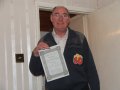 4th December 2005 - Lillington Tower Quarter Peal - Derek & Quarter Peal Certificate