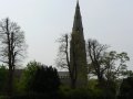 21st April 2007 - Lillington Tower Outing - St Peter & Paul Church Steeple & Trees in Olney Village