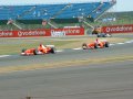 Silverstone GP - Micheal & Rubens Ferraris at Stowe - 19th July 2003