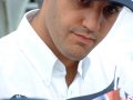 Silverstone GP - Juan Pablo Montoya Signing at Williams Stand - 19th July 2003