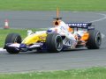 20th June 2007 - Silverstone, England - Heikki Kovalainen & Renault at Luffield Corner