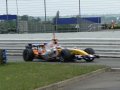 20th June 2007 - Silverstone, England - Heikki Kovalainen & Renault Exiting Pit Lane