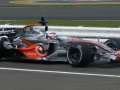 21st June 2007 - Silverstone, England - Fernando Alonso & McLaren in Pit Lane