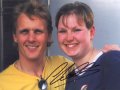 Clare Harwood & Johnny Herbert (Sauber Petronas) - 3rd July 1998