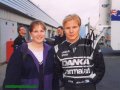 Clare Harwood & Mika Salo (Tyrell) - 15th October 1998