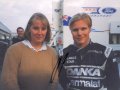 Tracey Harwood & Mika Salo (Tyrell) - 15th October 1998
