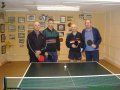 11th February 2003 - WCC 'A' & 'B' Table Tennis Teams at Myton Pavillion - Dave Clive Phil & Derek