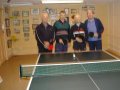 11th February 2003 - WCC 'A' & 'B' Table Tennis Teams at Myton Pavillion - Dave Clive Phil & Derek