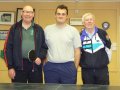 14th March 2007 - WCC 'B' Team - Derek Harwood, Martin Hunter & Bill Fletcher at Myton Pavillion
