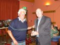 16th May 2008 - L&DTTA - Presentation Evening - Division 'A' Average Winner - President Johnny Earls Presents to Derek Harwood