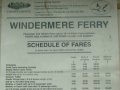 18th August 2004 - AA Walk 171 Windermere - Ferry Fares