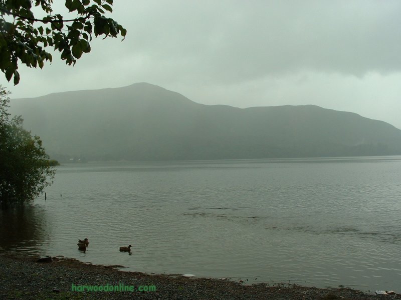 19th August 2004 - Walk 593 - AA Walk 161 Lodore Falls - Derwent Water from Car Park, the Start of the Walk (Click Here to Return to Walking Photos - 680)