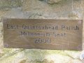 3rd September 2004 - AA9 East Quantoxhead - Millenium Seat Plaque