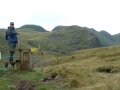 20th August 2004 - Lakes - Ken on Stile by Great Knott