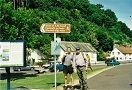 18 July 1999 Start of SWCP by Harbour Wall at Minehead - Colin and Derek
