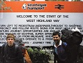 Day 1 - Darren & Colin at Milngarvie Railway Station