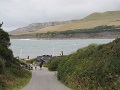 17th August - SWCP - Road to Marine Centre in Kimmeridge Bay