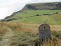17th August - SWCP - Milestone from West Cliff