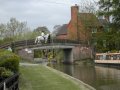 19th April 2003 - Grand Union Canal - Sylvia & horse on bridge No. 63 at Turners Green