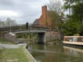 19th April 2003 - Grand Union Canal - Sylvia on bridge No. 63 at Turners Green