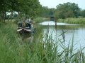 29th July 2004 - Walk 590 - Grand Union Canal - Barge near Bridge 14 with Bridge 15 ahead