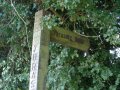 6th August 2004 - Grand Union Canal - Jurassic Way Signpost at Bridge 28