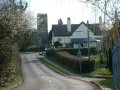 18th March 2005 - Grand Union Canal - Foxton Church & The Black Horse pub at start of walk