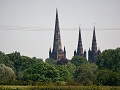 5th June 2007 - Heart of England Way - Lichfield from Pipe Green