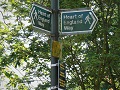 5th June 2007 - Heart of England Way - Way Sign by Beacon Park