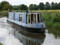 27th August 2007 - Heart of England Way - Unique Fibre Glass Barge Named Ambition on Birmingham & Fazeley Canal
