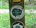 11th September 2007 - Heart of England Way - Sign Post by Marlbrook Hall Farm
