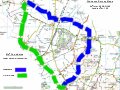 21st July 2008 - Map of Heart of Endland Way No.11 - Vale of Evesham - Dorsington to Mickleton, Warwickshire