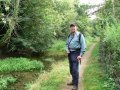 14th August 2009 - Thames Path 2 - Derek by River near Freeth's Wood