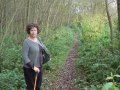 18th October 2009 - Thames Path 5 - Sally after Tadpole Bridge