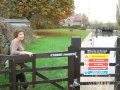 29th October 2009 - Thames Path 6 - Sally at Northmoor Lock