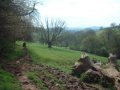 21st April 2002 - Walk 493 - Midland Hillwalkers - Offa's Dyke - Track near White Castle