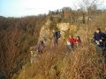 17 November 02 - Offa's Dyke Path - Midland Hillwalkers at Wintours Leap