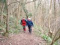 22nd February 2004 - Forest of Dean - Roger & Doug in Astridge Wood near Newland