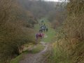 12th December 2004 - Radnor Forest - 'B' Walkers on Track in Rock Dingle