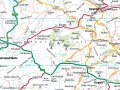 12th December 2004 - Wales - Bleddfa to New Radnor Village  - Map Courtesy www.streetmap.co.uk