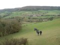 20th February 2005 - Cotswolds - 'A' Group Descending Breakheart Hill